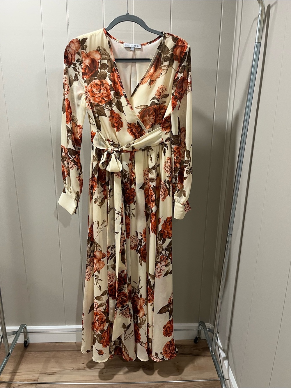 Baltic Born Lydia Maxi Dress in Rust Floral